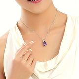 Collar "Verena" con amatista