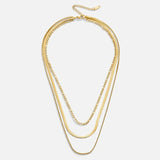Collar con Capas de Cadena Viena