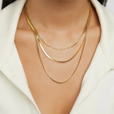 Collar con Capas de Cadena Viena