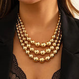 Collar con Capas en Oro Atrevido