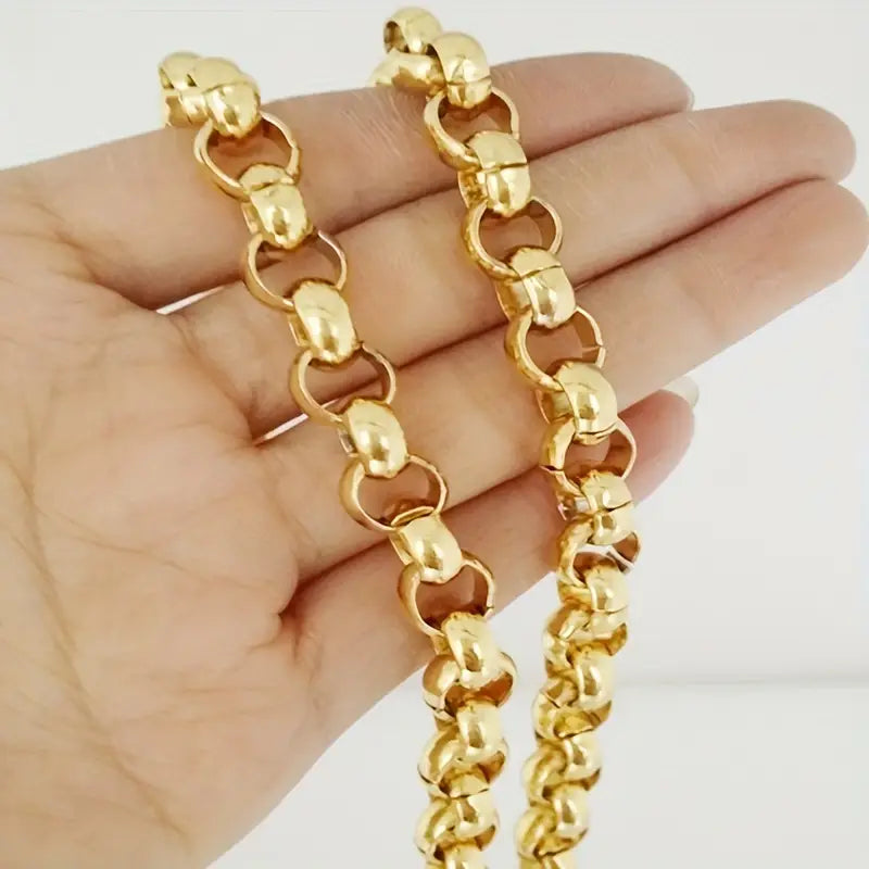 Collar Elegante Hecho a Mano de Acero Inoxidable