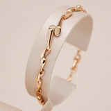 Pulsera de oro elegante