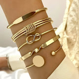 Conjunto de joyas elegante con nudos