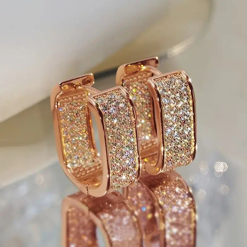 Pendientes de Cristal de Lujo