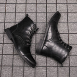 Morgan™ | Botines de cuero sintético