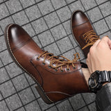 Morgan™ | Botines de cuero sintético