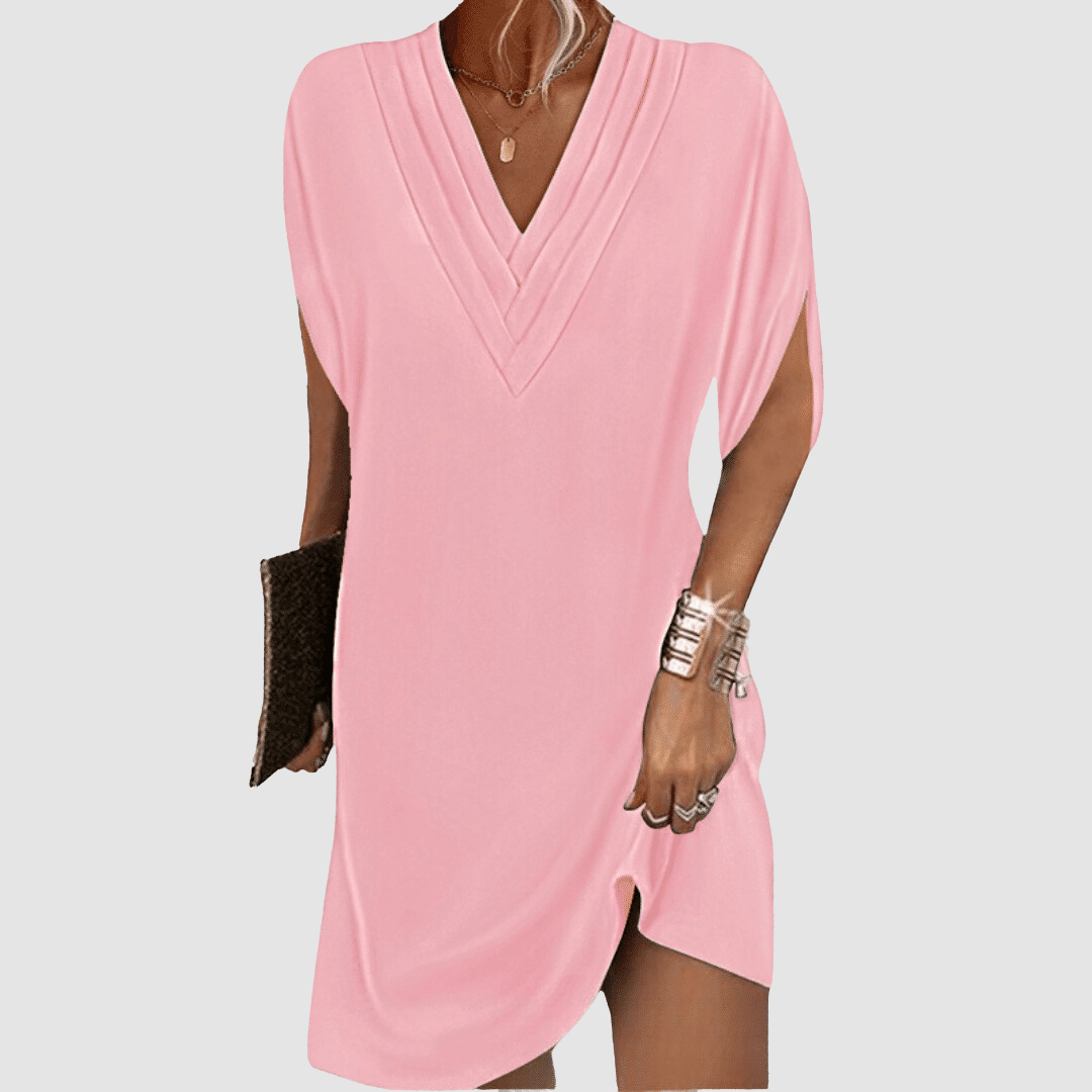 Andrea | vestido elegante con mangas tres cuartos