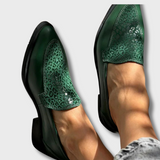 Sophie™ | Mocasín de Leopardo Verde