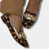 Luna™ | Mocasín Leopardo Oro