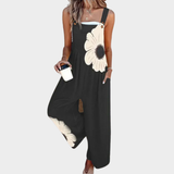 Lucía | Mono Estampado de Tirantes con Flores Cómodo