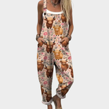 Daniela | Mono Estampado de Tirantes Boho Cómod
