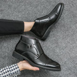 Botines doble monje de cuero sintético Parker™