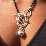 Collar retro de plata