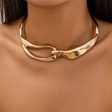 Collar retro dorado