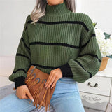 Sarah - Suéter de Cuello Alto Couture