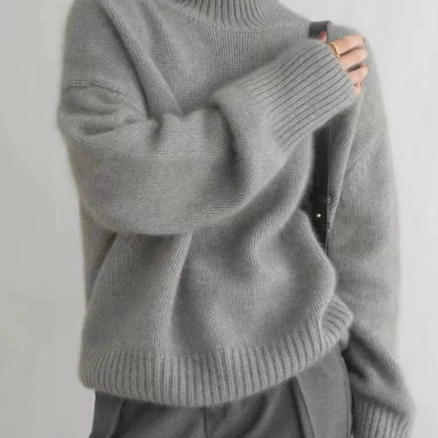 Zoey - Suéter Oversized con Cuello Alto