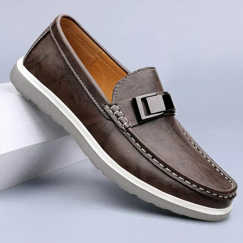 Mocasines de piel de lujo
