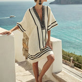 Luna - Robe Elegante con Flores para Vacaciones de Verano y Vida Urbana