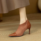 Veronica | Tacones de Cuero Genuino