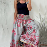 Pantalones de smock amplios Fun Times