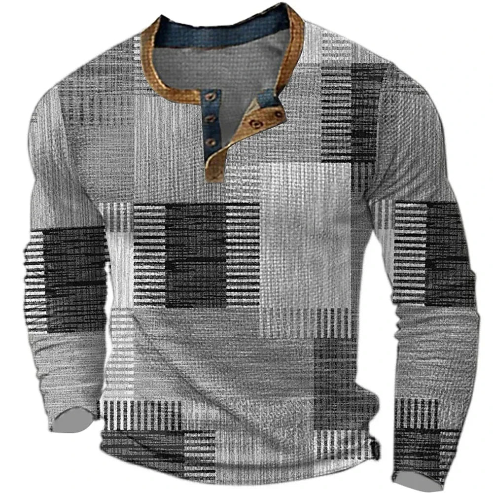 Carlos™ | Camiseta de manga larga de hombre en colores vivos