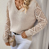 Martha - Suéter V-Cuello Couture