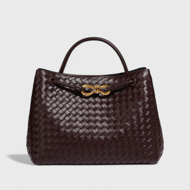 Bolsa Diaria Tejida Índigo