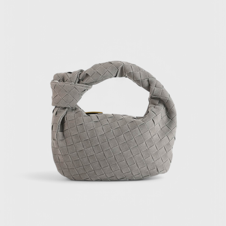 Remi Bolso Mini Woven con Detalle de Nudo