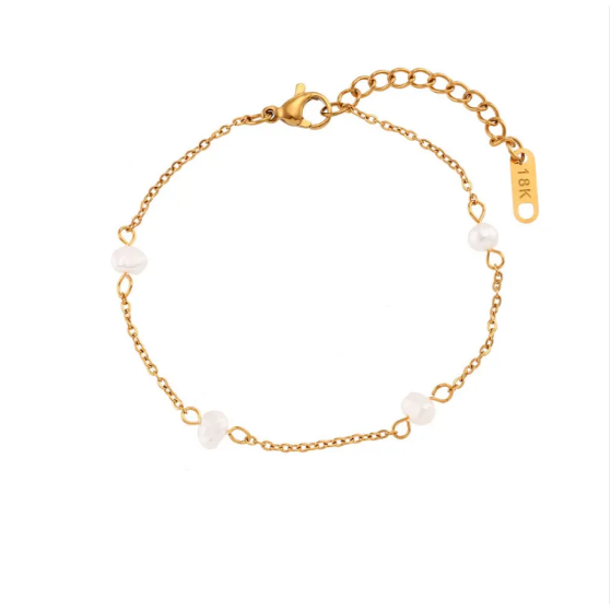 Conjunto de Collar y Pulsera de Acero Inoxidable