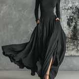 Carmen | Conjunto elegante con falda plisada