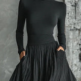 Carmen | Conjunto elegante con falda plisada