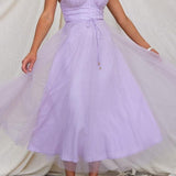 VESTIDO MAXI DE CHIFFON ESTILO PRINCESA
