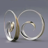 Pendientes vintage con ondas