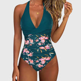 Winona | Traje de baño de una pieza elegante con escote en V