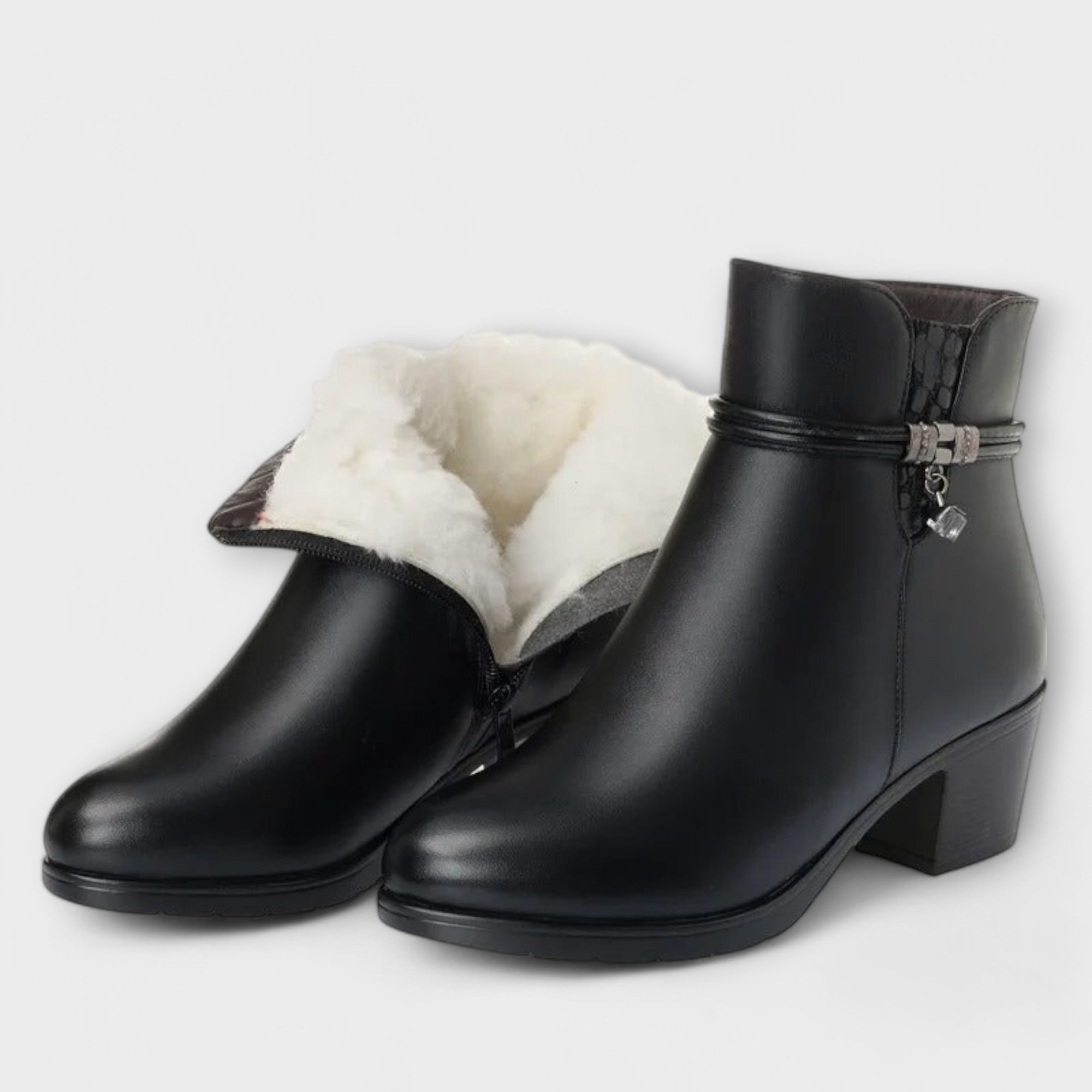 Armanda | Botines de Invierno con Piel