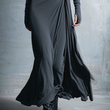 Naiara - Vestido midi con nudo lateral