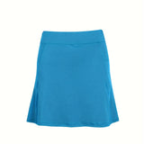 Shorts de tiro alto con falda