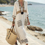 Vestido caftán "Simone" – Lignes d'Ébène