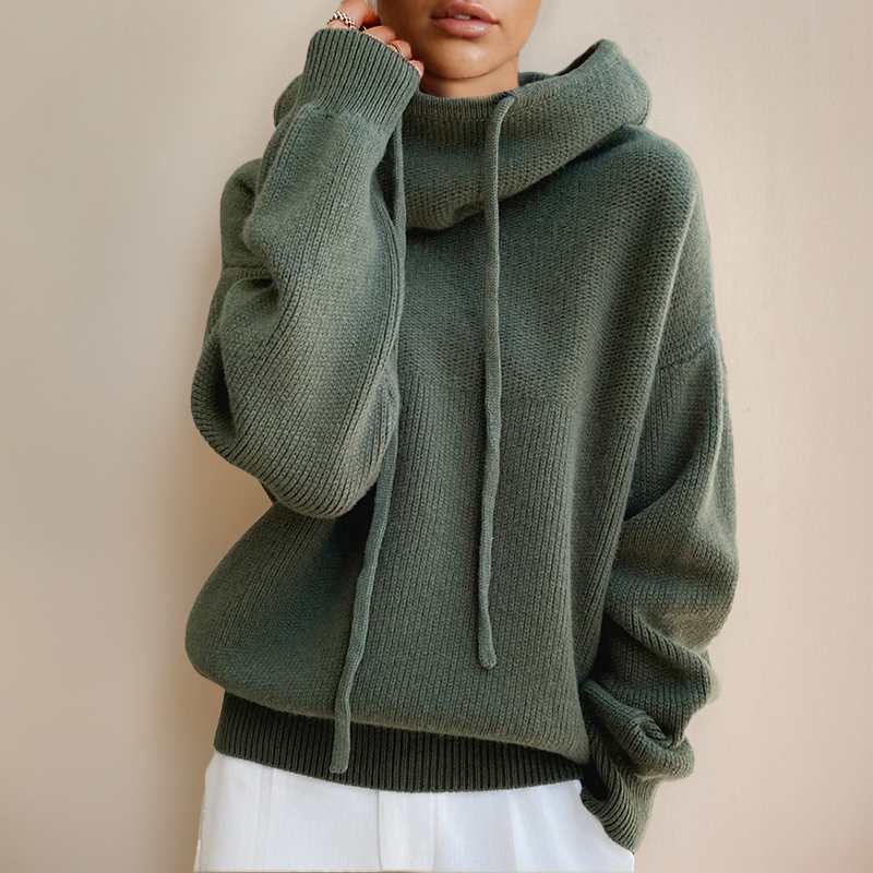 Ariana Lujo Diario – Suéter de Cuello Alto en Merino