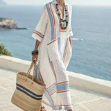 Vestido caftán "Solange" – Cap Bleu & Ambre