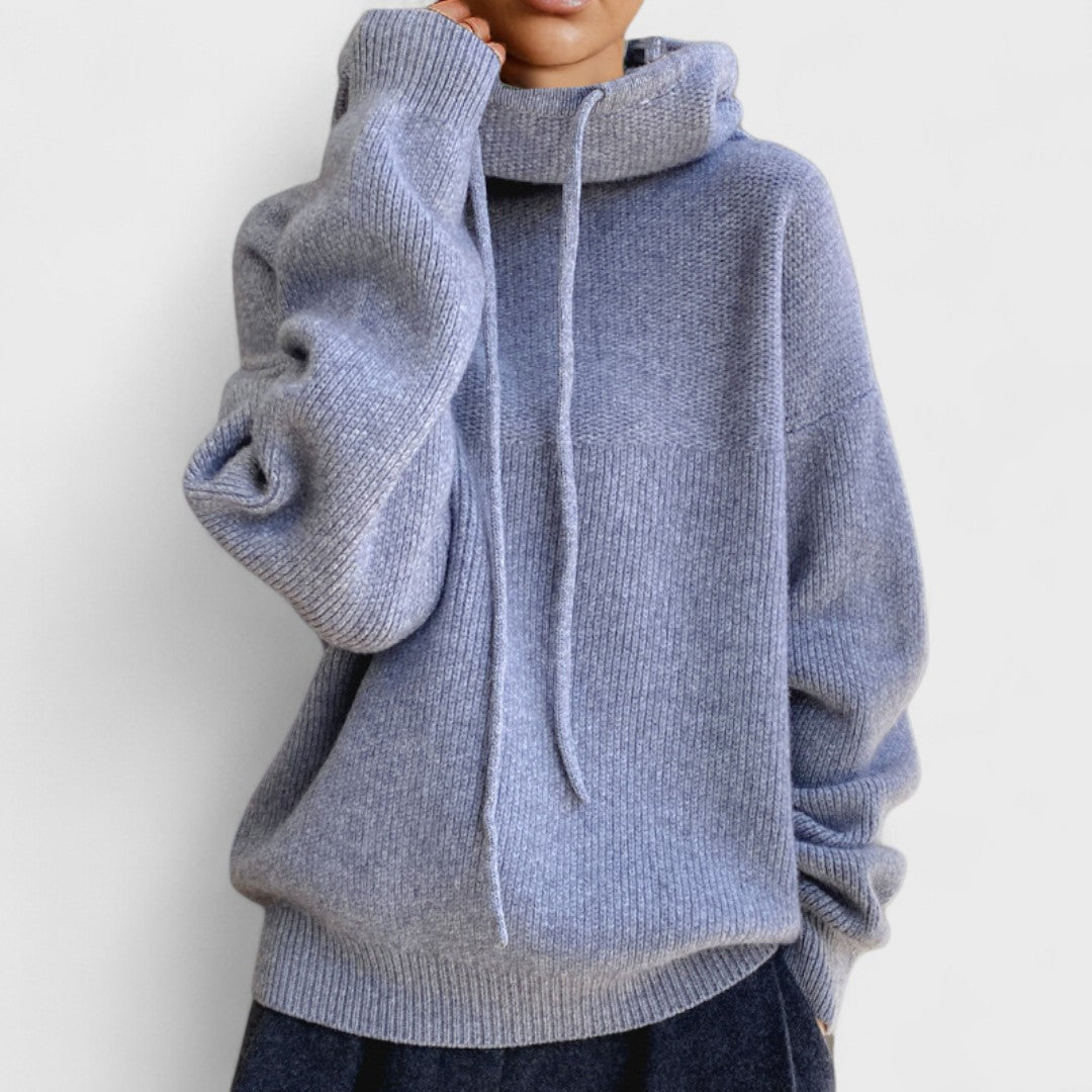Charlotte - Suéter de cuello alto en lana merino
