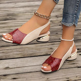 GLORIA | Sandalias ortopédicas con tacon elegantes