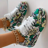 Veronika - Zapatillas Diseño de Graffiti Amortiguación