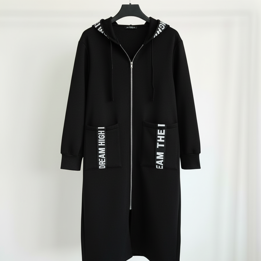 Marina - Sudadera larga con capucha