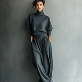 Valentina | Conjunto de Strick Pantalones Anchos