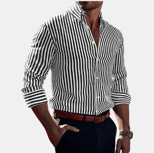 Alejandro™ | Camisa Elegante de Rayas