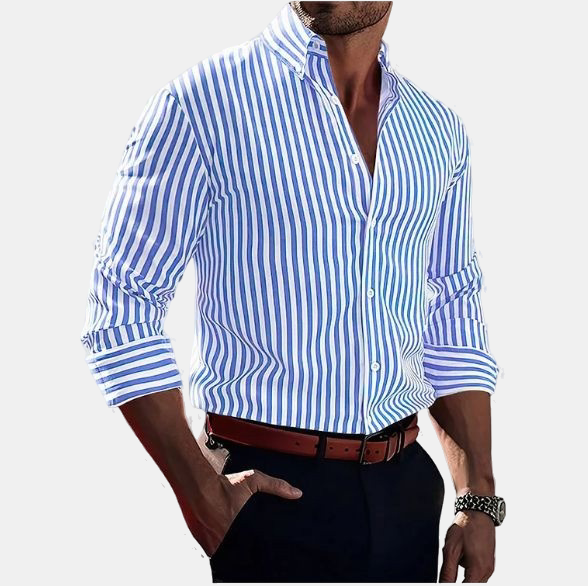 Alejandro™ | Camisa Elegante de Rayas