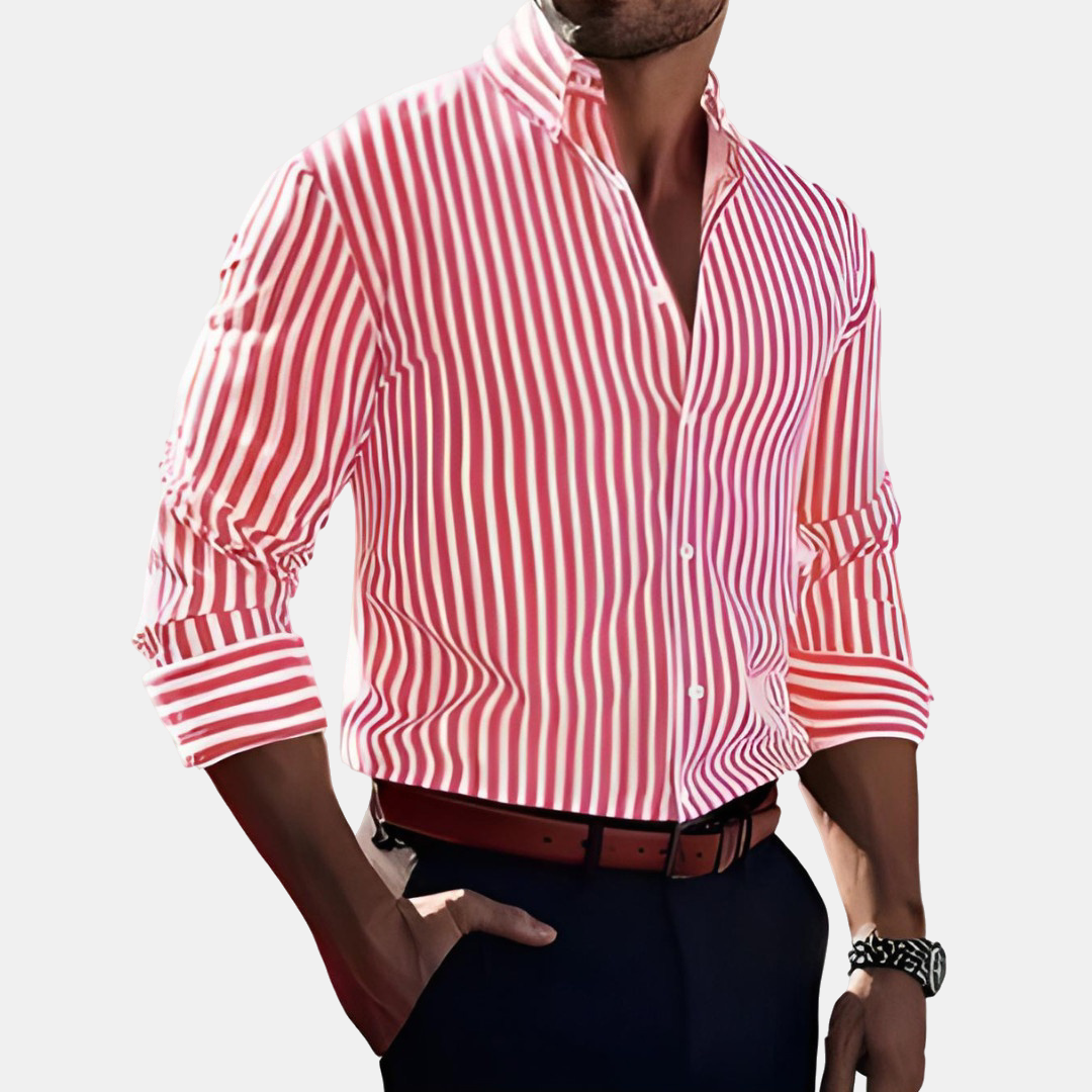 Alejandro™ | Camisa Elegante de Rayas