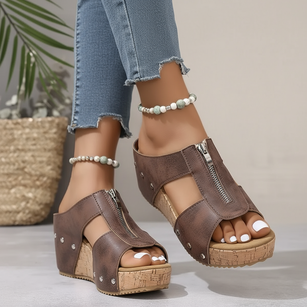 Gigi - Sandalias de cuña elegantes