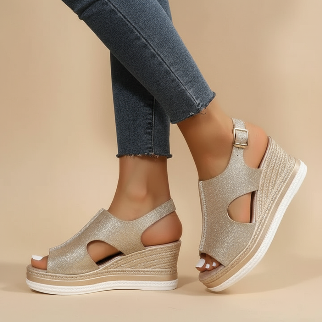 Maeve – Sandalias de cuña relajadas
